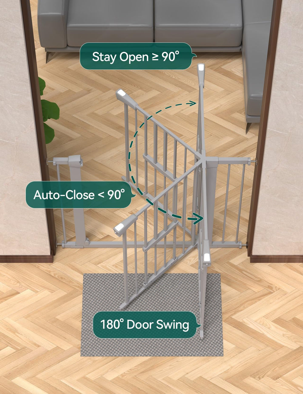 BABELIO extension kit adds width for wider doorways or stairs