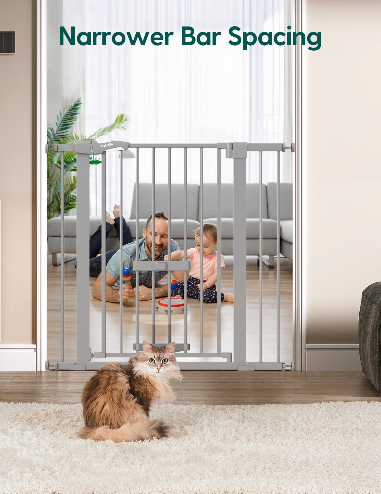 BABELIO pressure-mount installation enables quick, drill-free setup