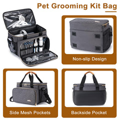 BABEYER dog grooming vacuum bag water-resistant material withstands daily use.