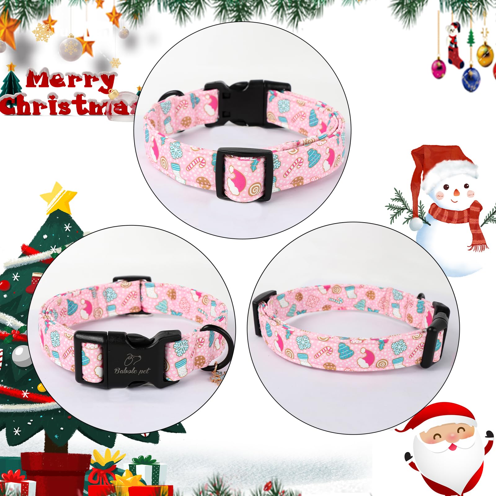 Babole Pet cute charm accent on collar for festive photo moments