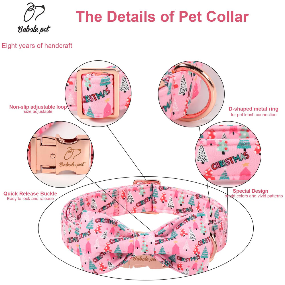 Babole Pet durable cotton-polyester collar designed for daily wear and outdoor adventures.
