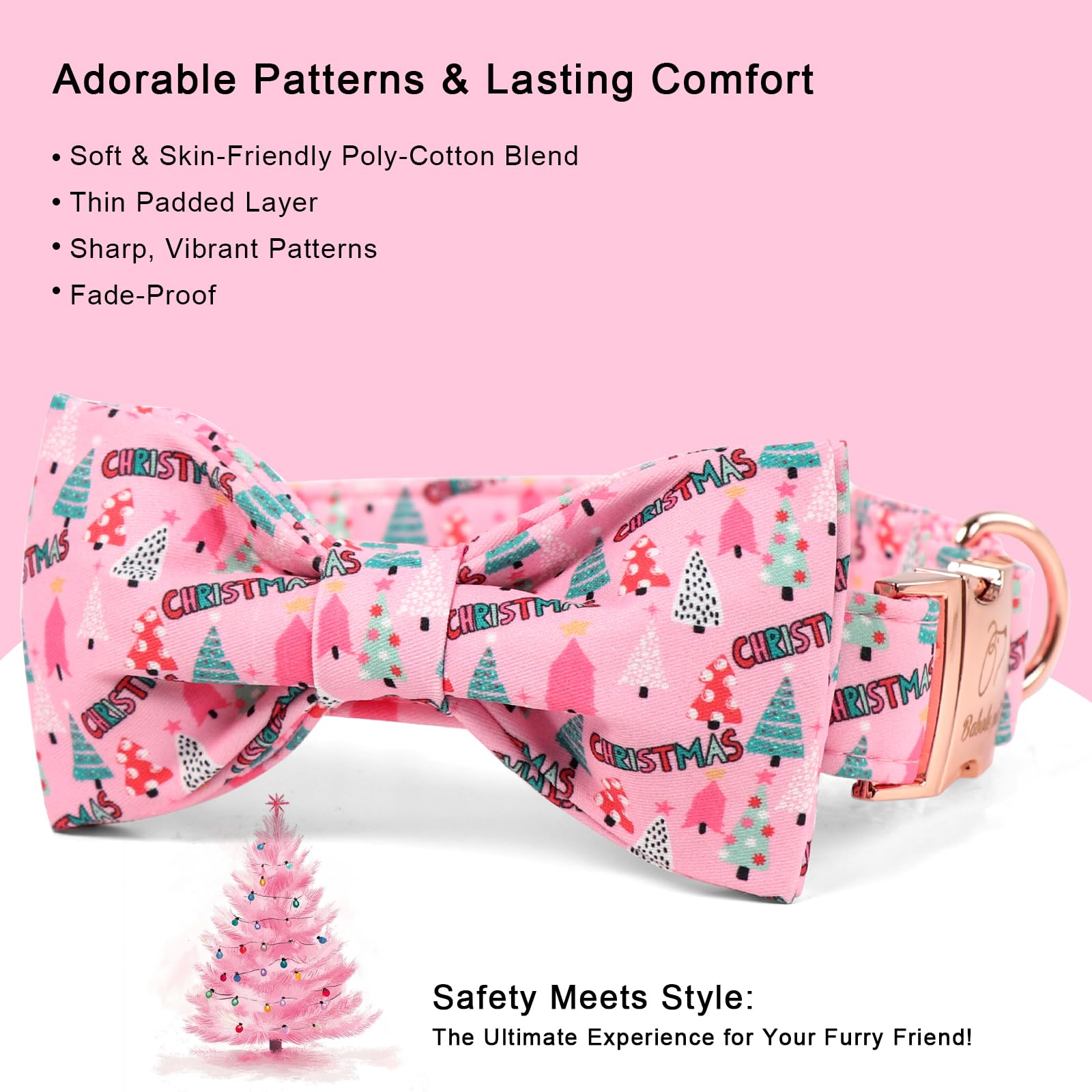 Babole Pet nickel-free buckle ensures safe, easy fastening during daily use.