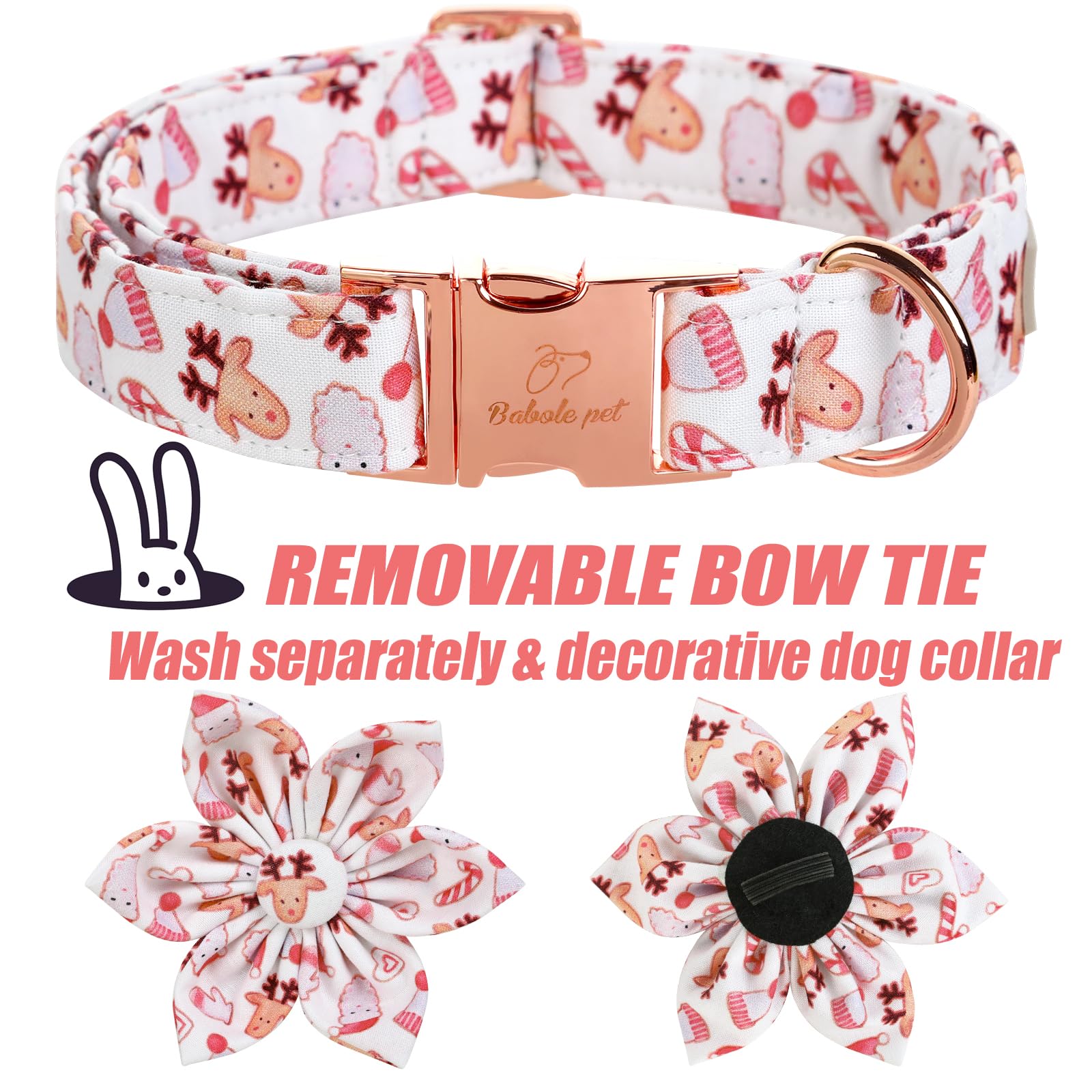 Babole Pet quick-release buckle for easy on off during busy walks