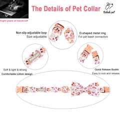 Dog wearing Babole Pet Christmas collar for photo-ready holiday moments