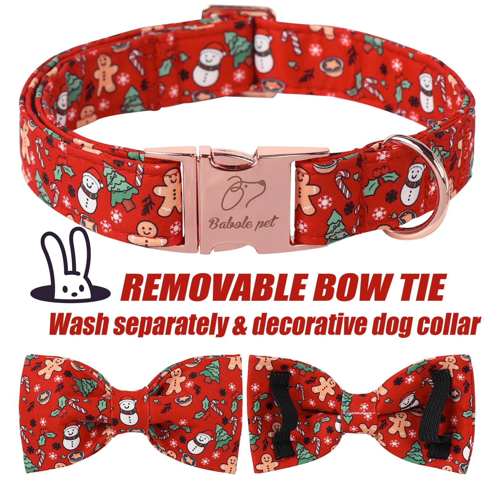 Babole Pet nickel-free buckle ensures comfortable daily wear.