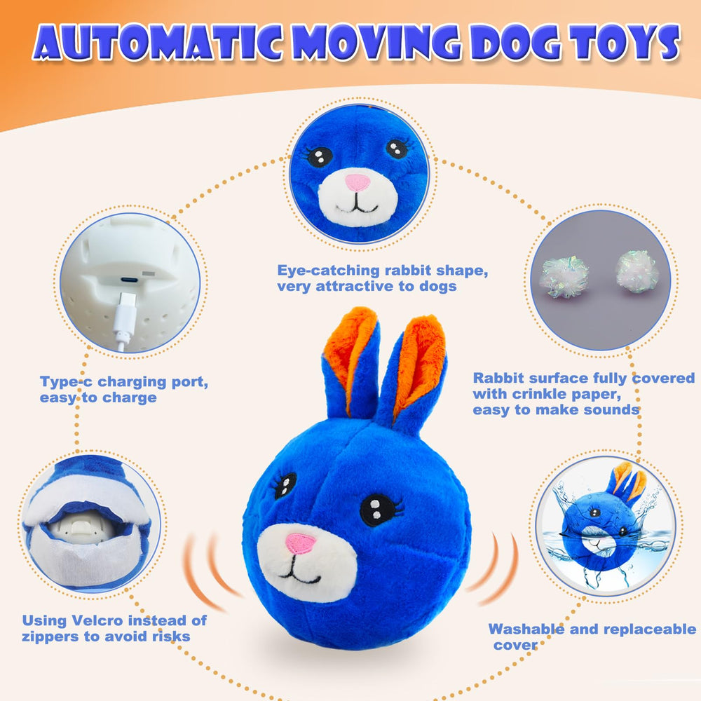 BABOLI interactive-dog-toy vibrating-ball ready for indoor-outdoor play.