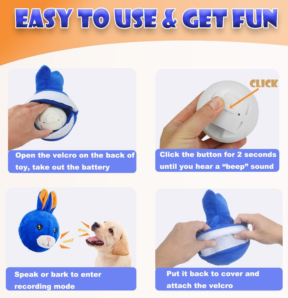 BABOLI USB-C rechargeable toy offers extended playtime after quick recharge.