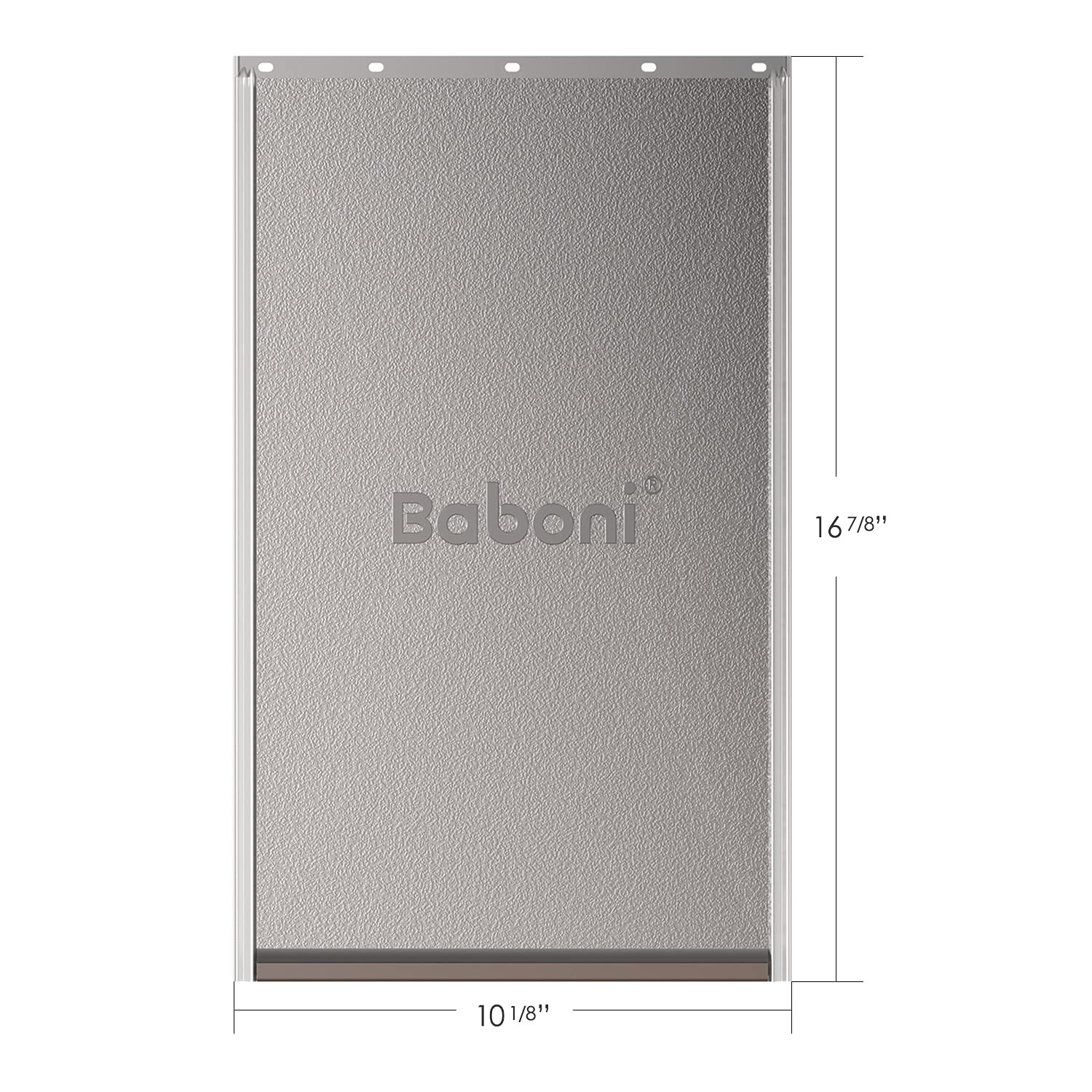 Baboni large flap installation with screwdriver for quick DIY replacement