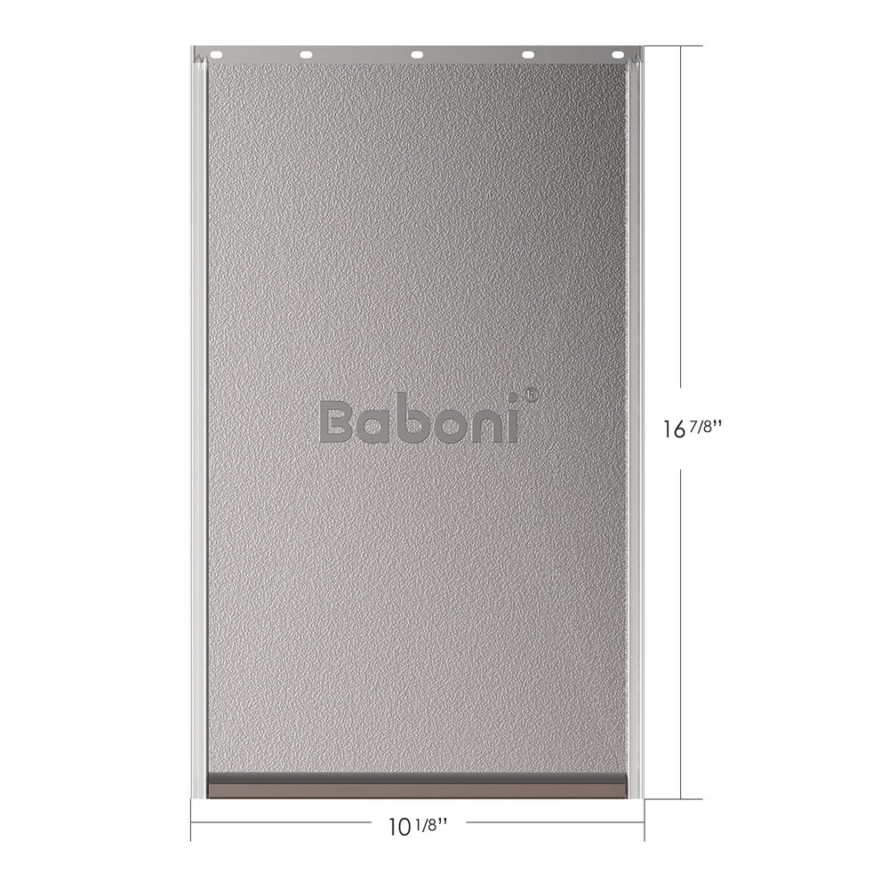 Baboni large flap installation with screwdriver for quick DIY replacement
