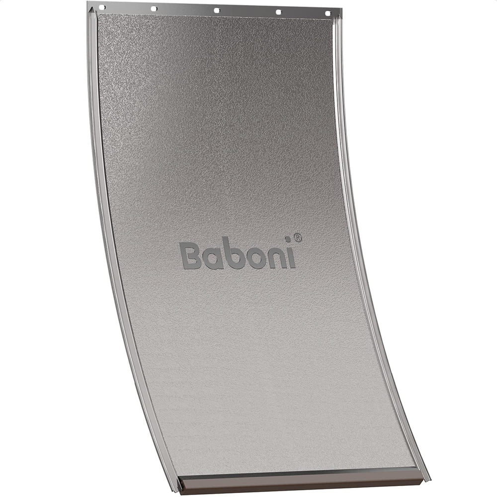 Baboni magnetic weather-tight flap shows sealed edge for weather protection