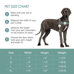 Baboni Pet Door 3-flap design provides weather sealing and energy-conscious comfort.