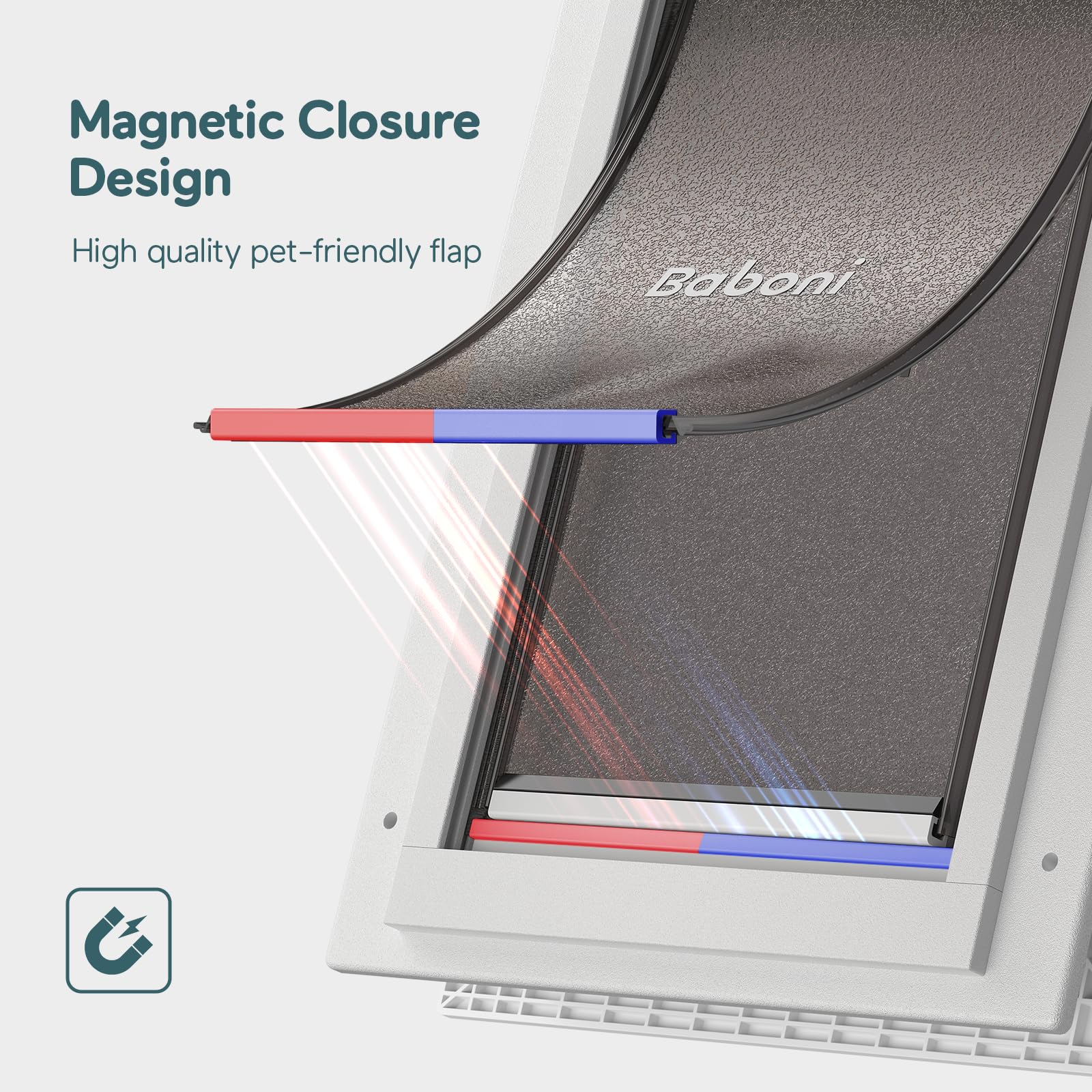 Baboni cutout-template installation guide for simple door fitting