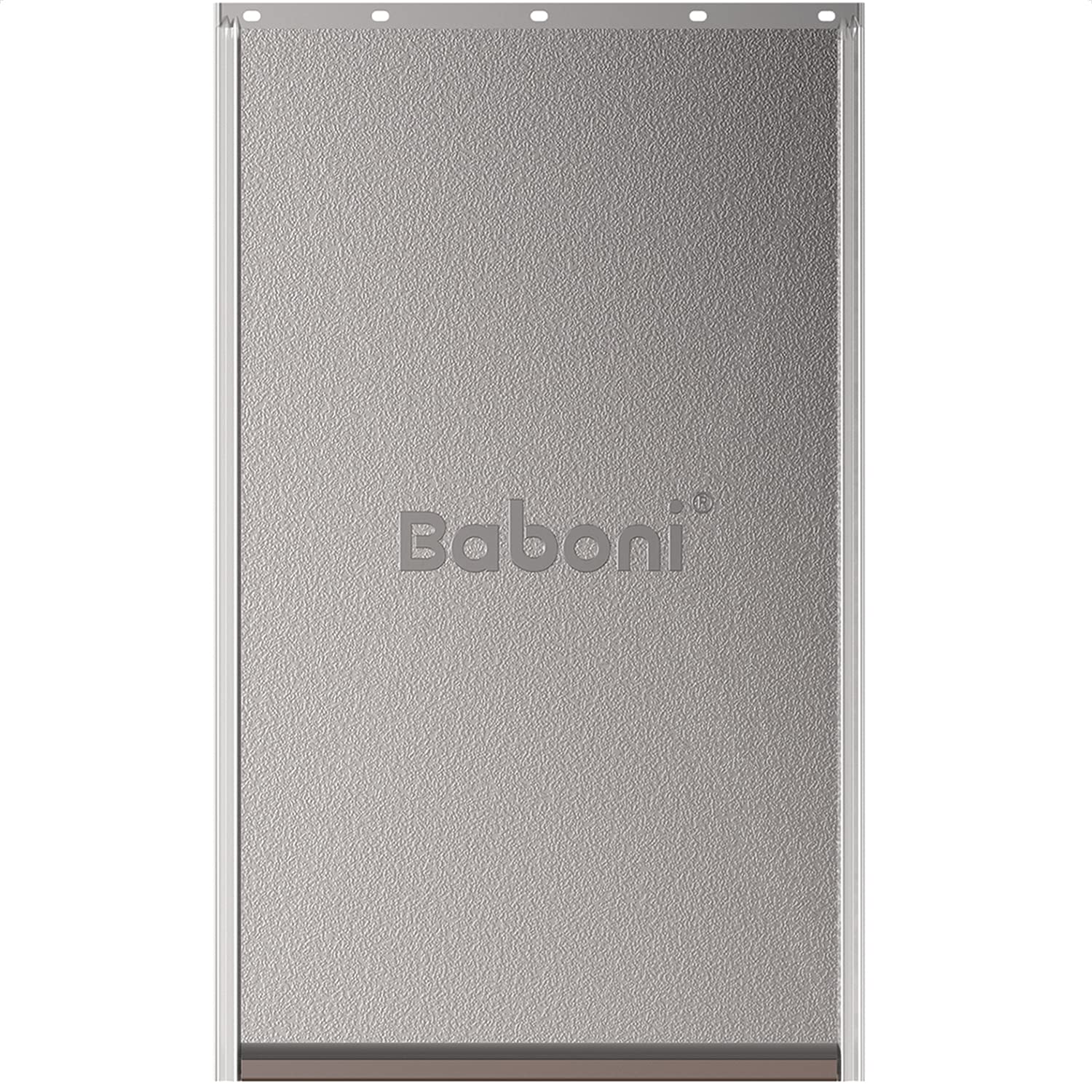 Baboni replacement flap for dog door large close-up with adjustable holes for secure fit