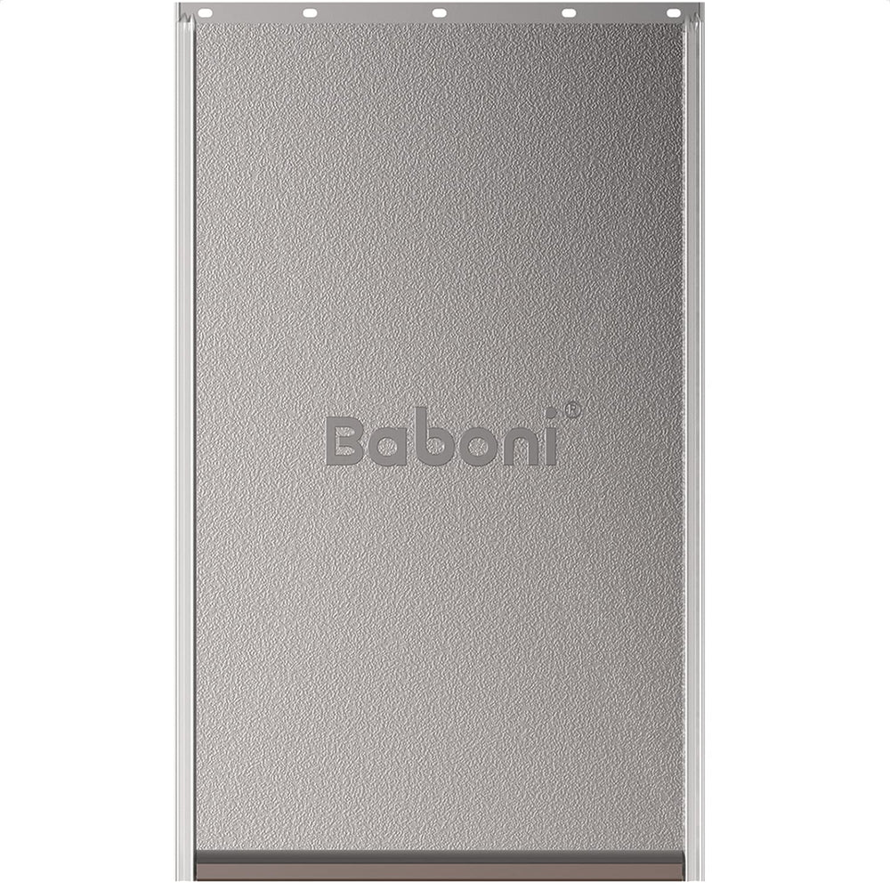 Baboni replacement flap for dog door large close-up with adjustable holes for secure fit