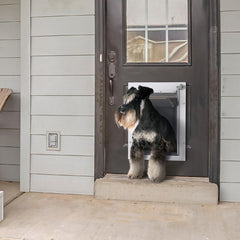 Baboni telescoping tunnel detail for versatile door thickness.