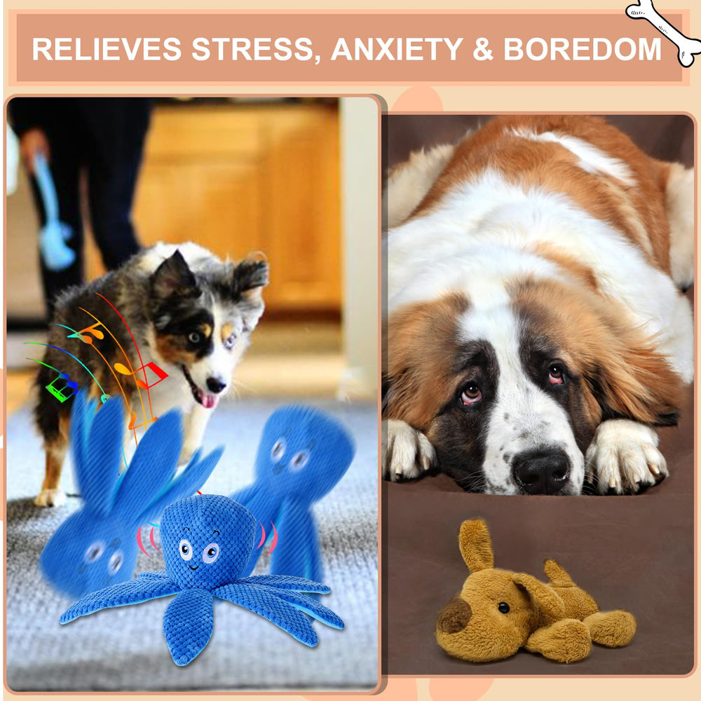 BABORUI octopus toy recording mode demonstrates personalized sounds for dogs