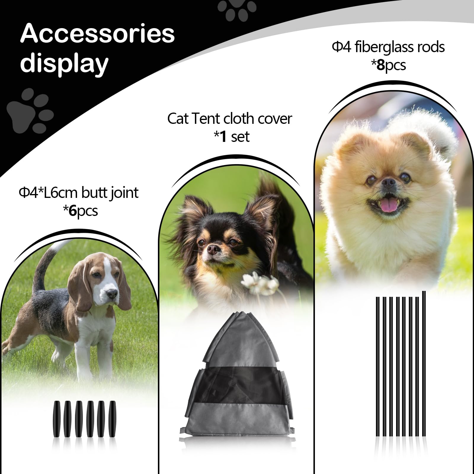 Babyezz cat tent easy-assembly and machine-washable design simplifies setup and cleaning.
