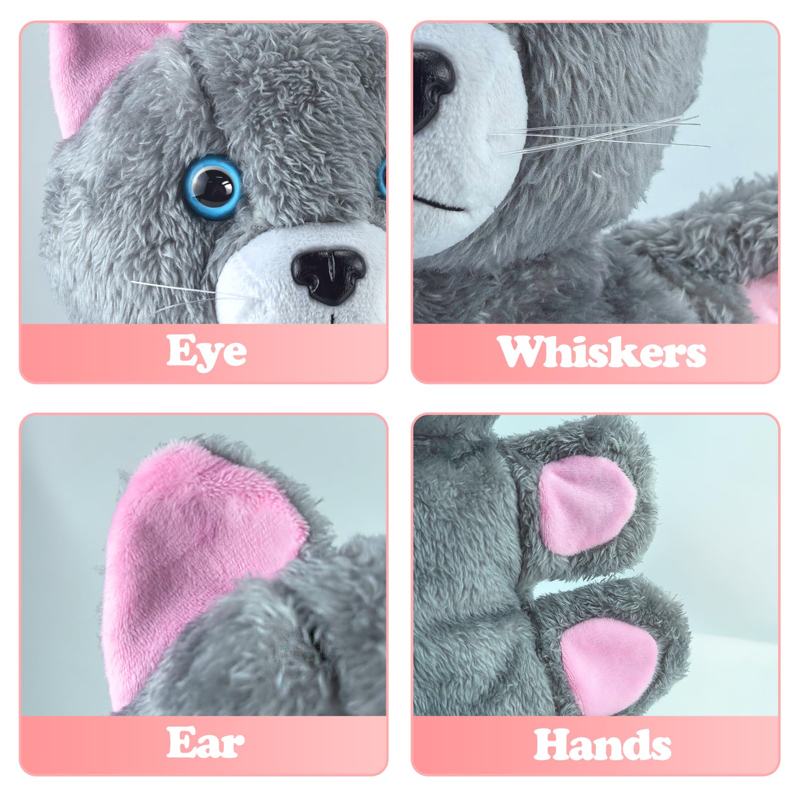 babyye Cat Wrestling Glove padded side detail highlights durable construction and safety