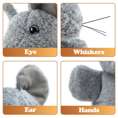 babyye Cat Wrestling Glove thick padding demonstrates enhanced hand protection during tussles.