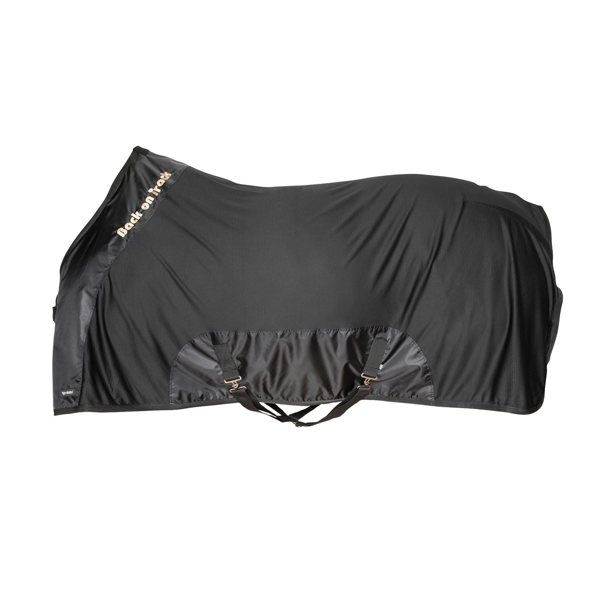 Back on Track Royal Mesh Sheet on horse, showcasing year-round comfort and airflow.
