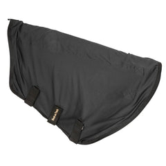 Back on Track Royal Neck Cover Deluxe Black 75-inch protects the mane and reduces rubbing during rides.