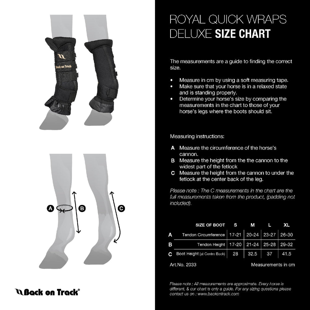 Back on Track Royal Quick Wraps Deluxe stable-use scenario image showing versatile wrap usage
