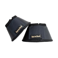 Back on Track Therapeutic Horse Bell Boots top view, showcasing soothing warmth for hooves.