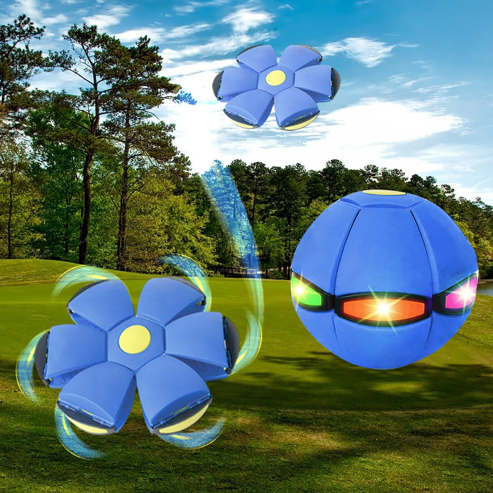 BADWALT FlidRunest shape-transition morph between ball and saucer