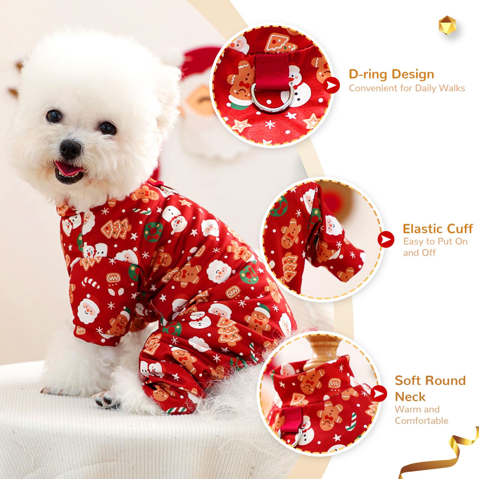 BAEJMJK puppy pajamas easy to put on and off