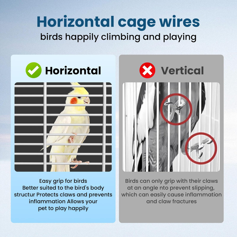 BAGHPBM metal mesh spacing 0.43 inches protects birds while maintaining airflow.