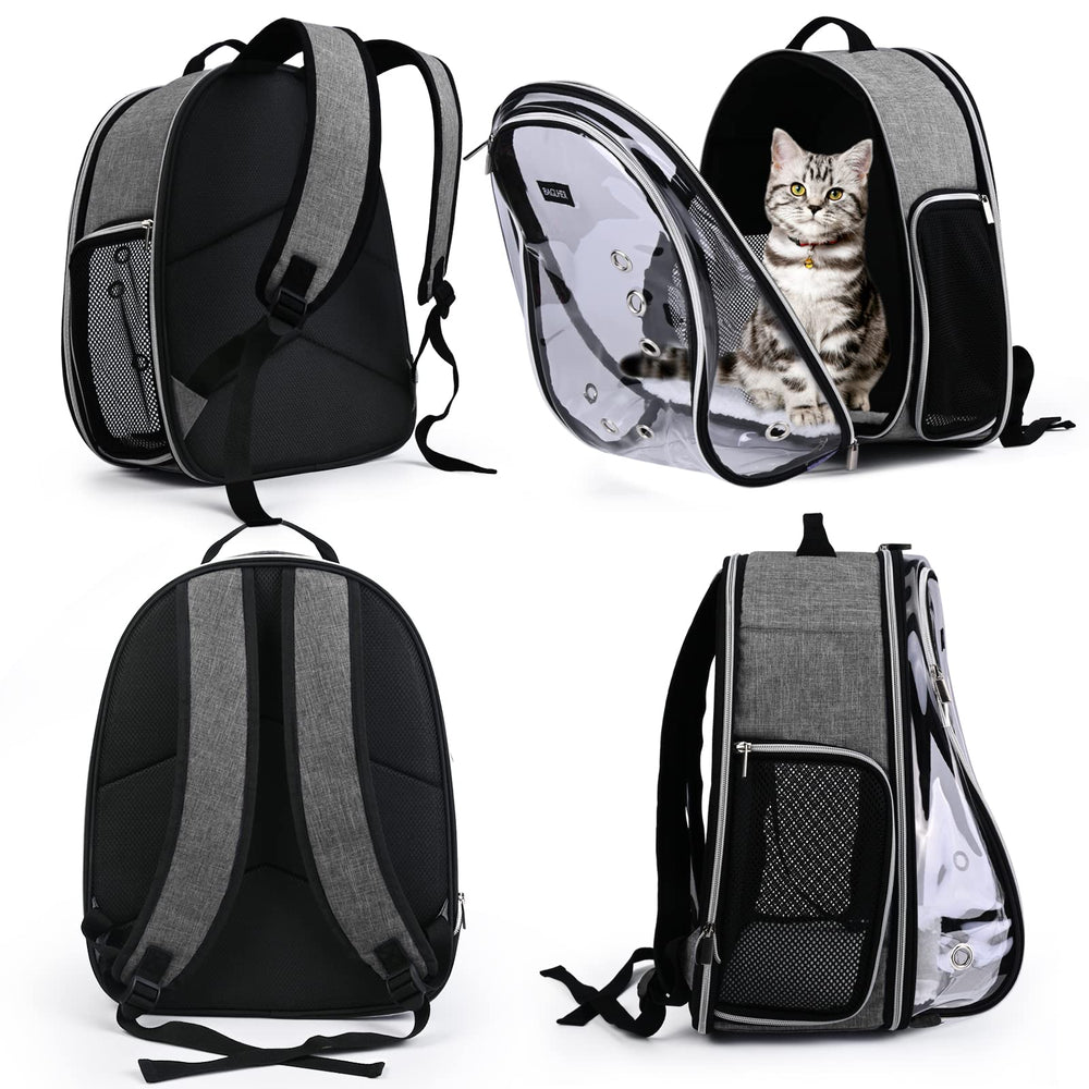BAGLHER cat backpack bubble internal space dimensions fit small pets