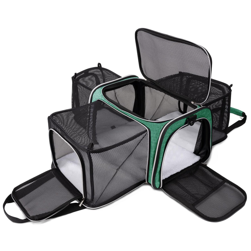 BAGLHER cat carrier soft-side front view for airline travel and pet comfort