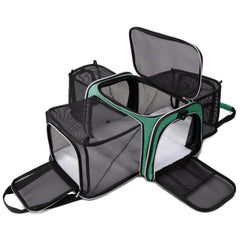 BAGLHER cat carrier soft-side front view for airline travel and pet comfort