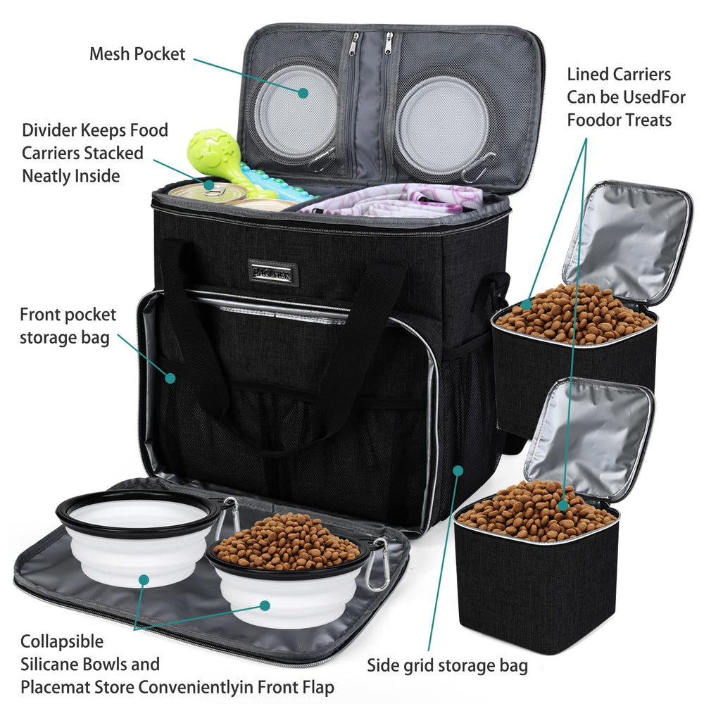 BAGLHER collapsible bowls illustrate compact portable feeding on trips