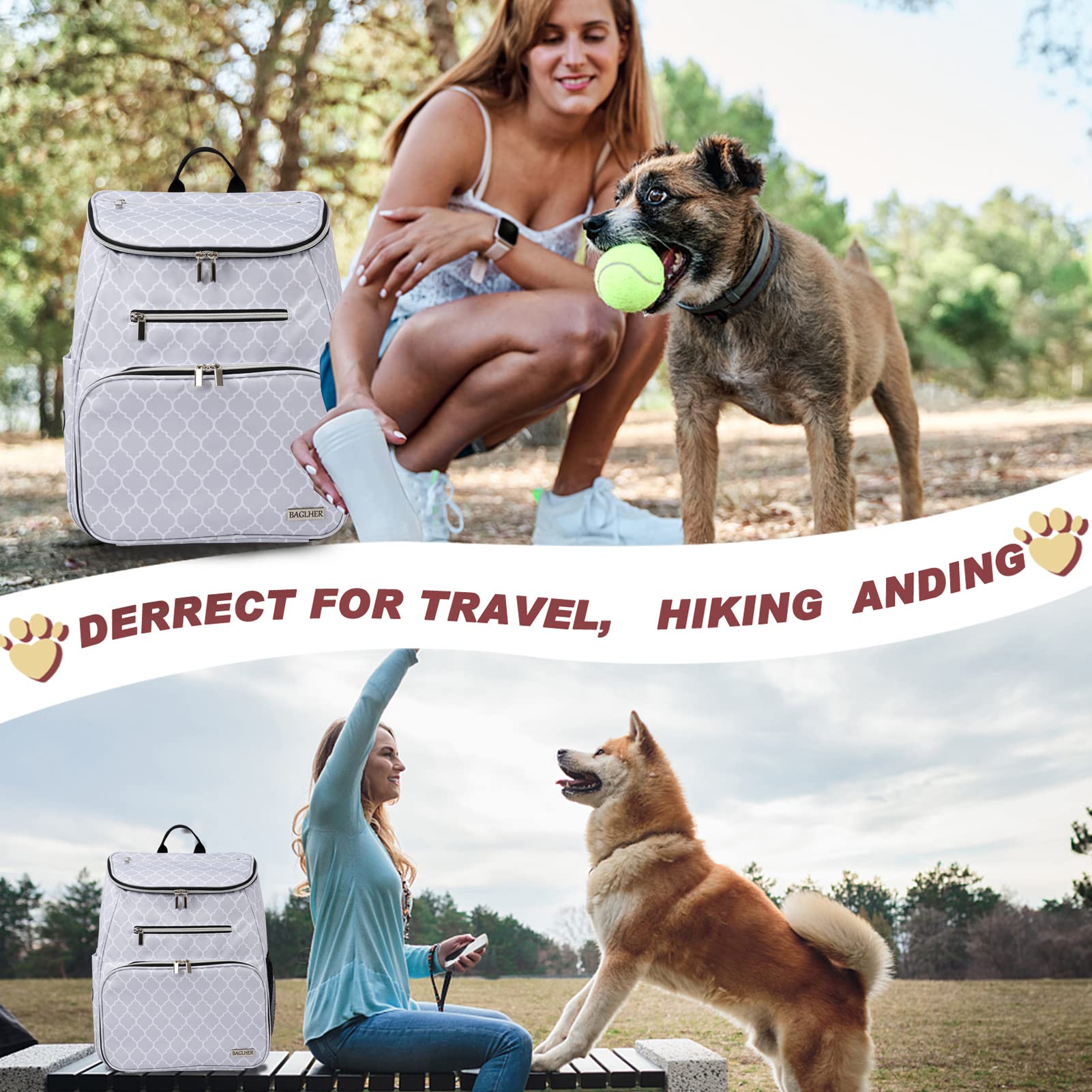 BAGLHER garbage bag dispenser simplifies cleaning during travel.