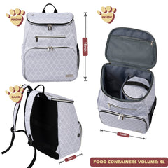 BAGLHER insulated food baskets keep pet meals hygienic on the go.