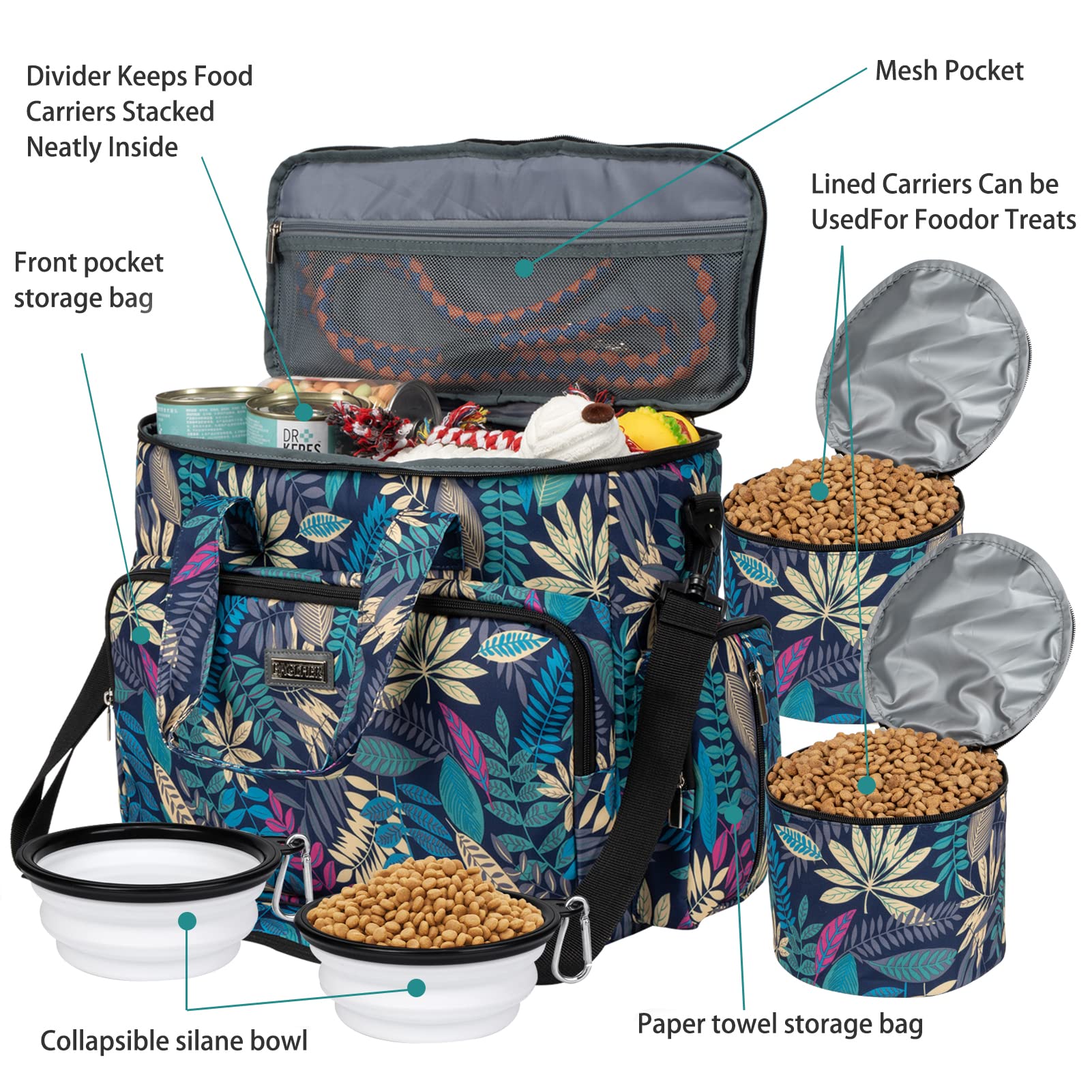BAGLHER Dog Travel Bag Carry Options support hands-free adventures