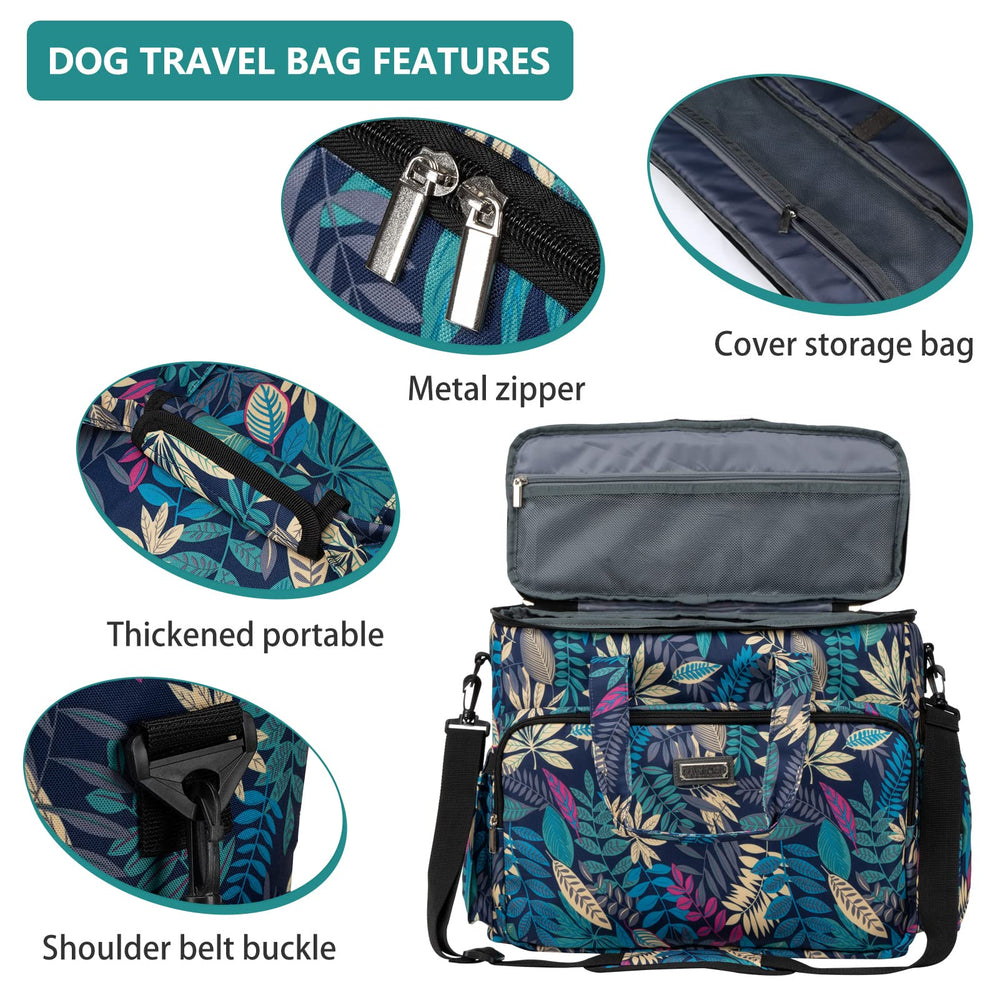 BAGLHER Dog Travel Bag Food Containers keep snacks fresh on the go