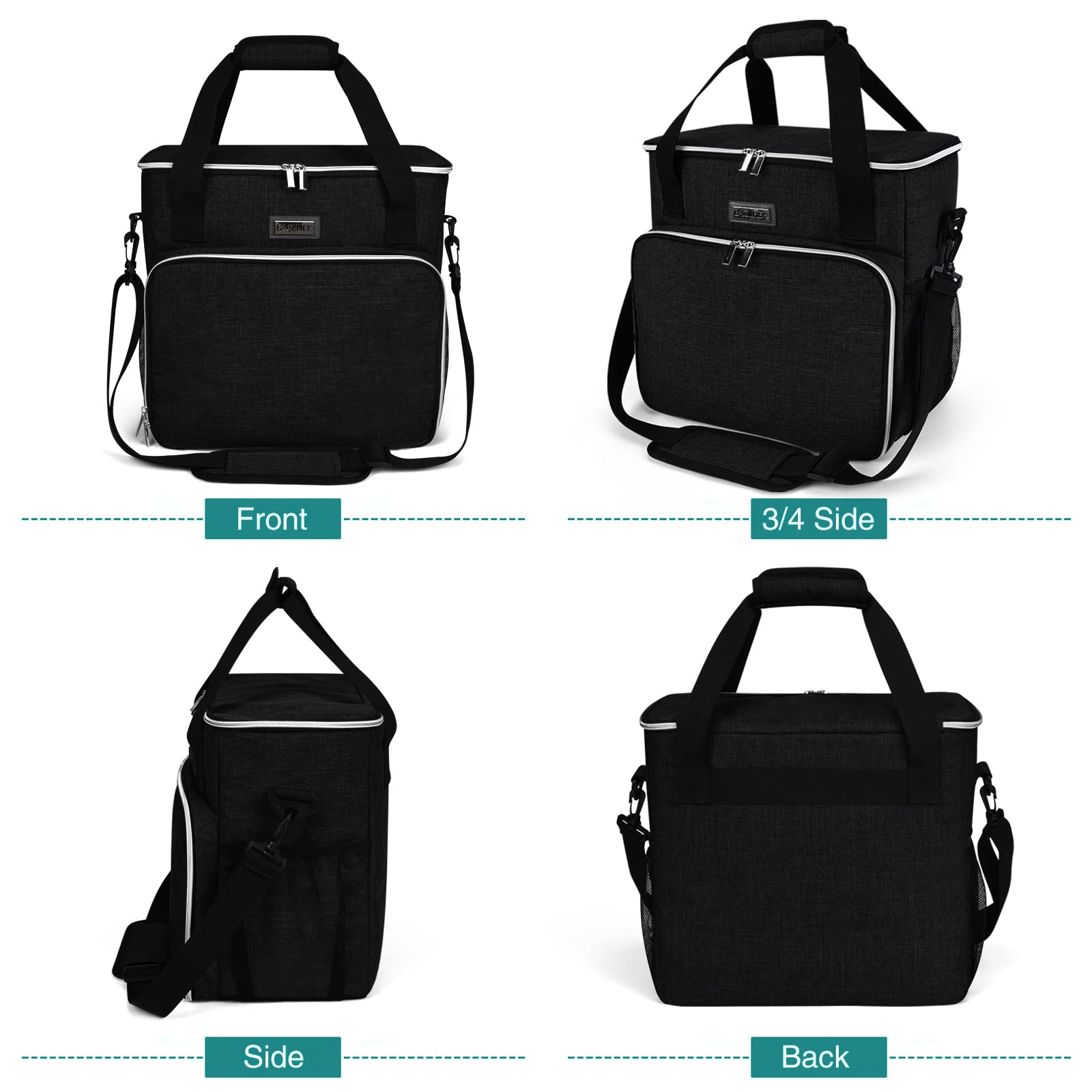 BAGLHER dog travel bag open front pocket highlights easy access to essentials
