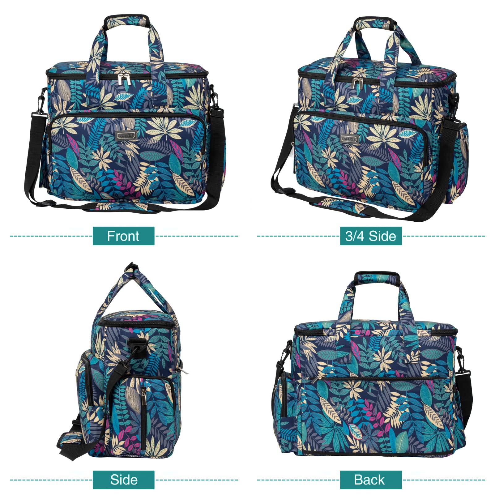 BAGLHER Dog Travel Bag with storage pockets for organized trips