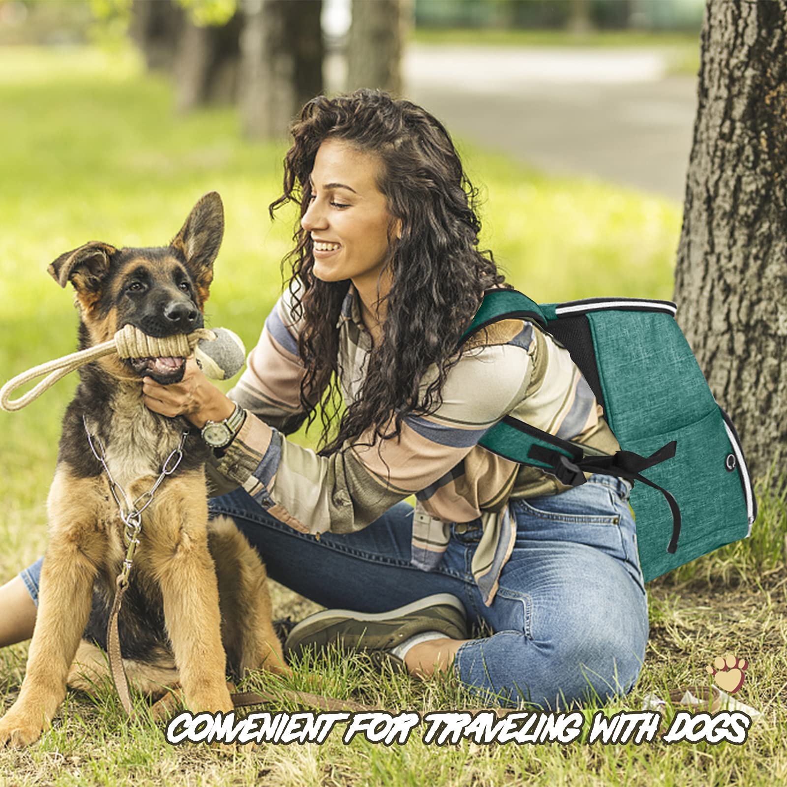 BAGLHER top garbage bag dispenser enables quick cleanup after adventures.