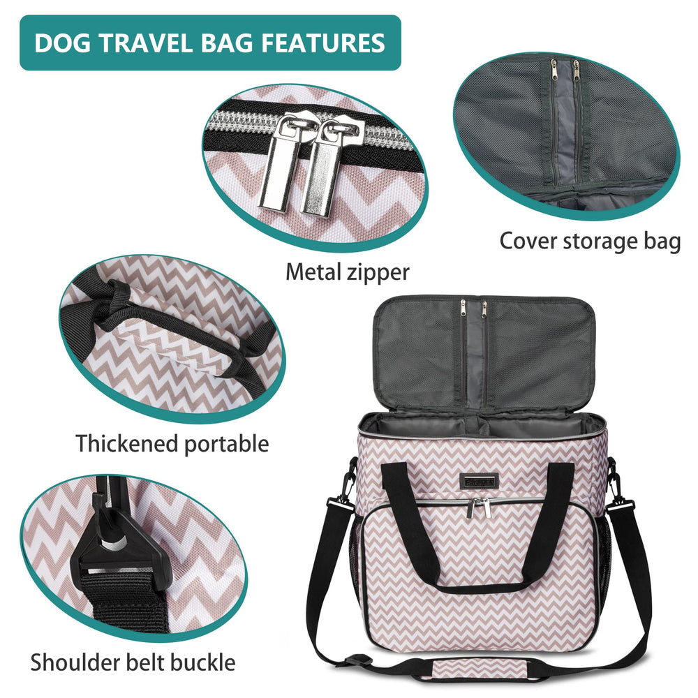 BAGLHER pet food containers duo keeps meals separate and clean.