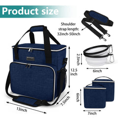 BAGLHER pet travel kit with food containers keeps meals organized.
