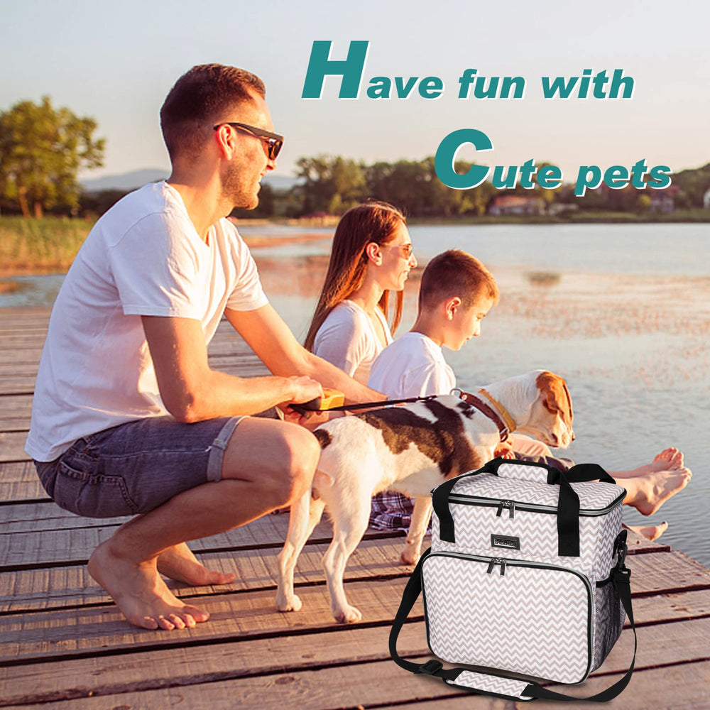 BAGLHER travel bag front pocket easily accessible gear.