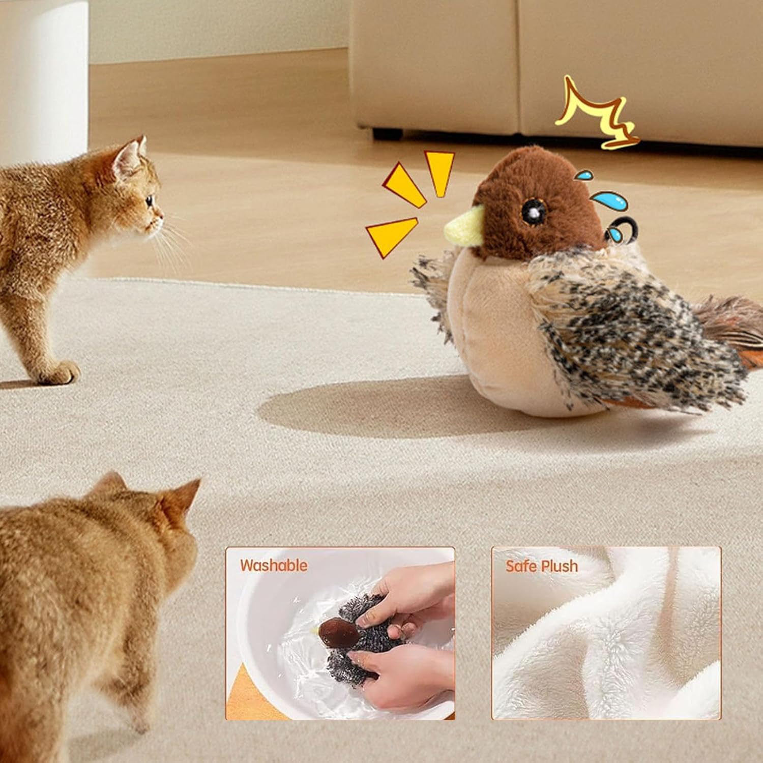 Bailconti safe soft wool design makes durable, gentle toys.