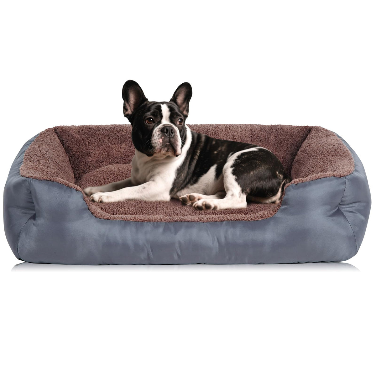BAILARY small dog bed with soft plush surface for cozy naps