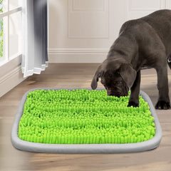 Bakumon Snuffle Mat 21x16-inch open view for engaging nosework sessions.