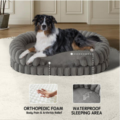 BALANCE orthopedic bed with egg crate foam eases joints during rest.