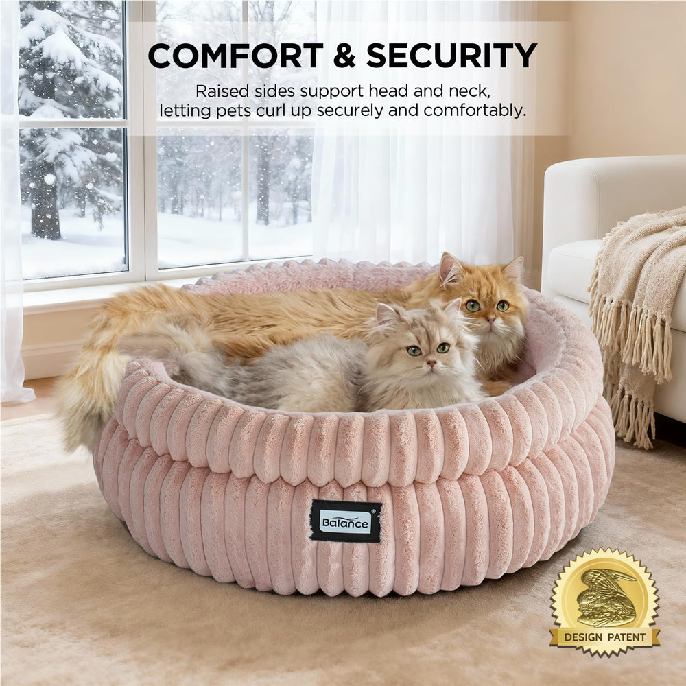 BALANCE cat bed anti-slip bottom keeps bed stable on floors