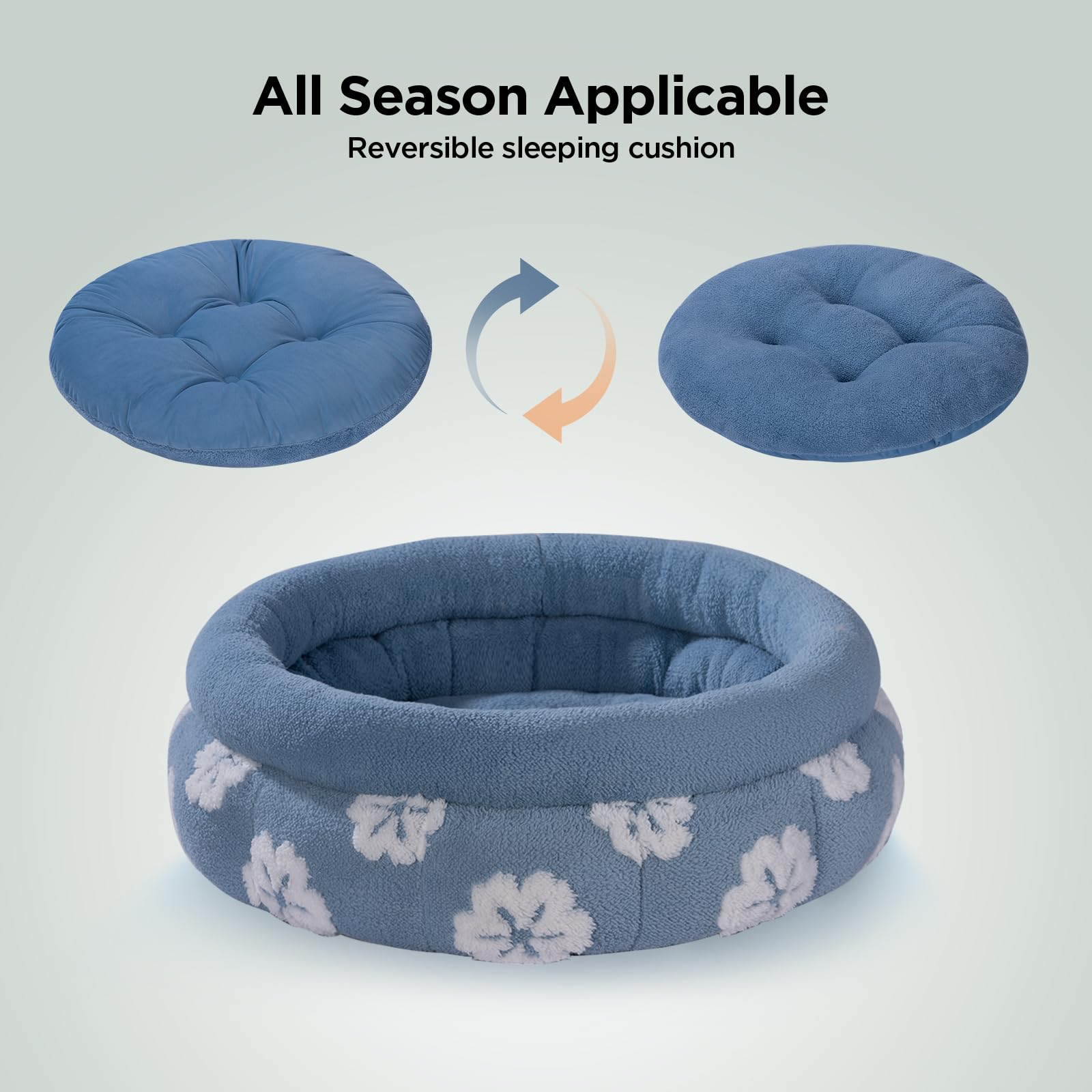 BALANCE cat bed chic jacquard pattern adds stylish home accent